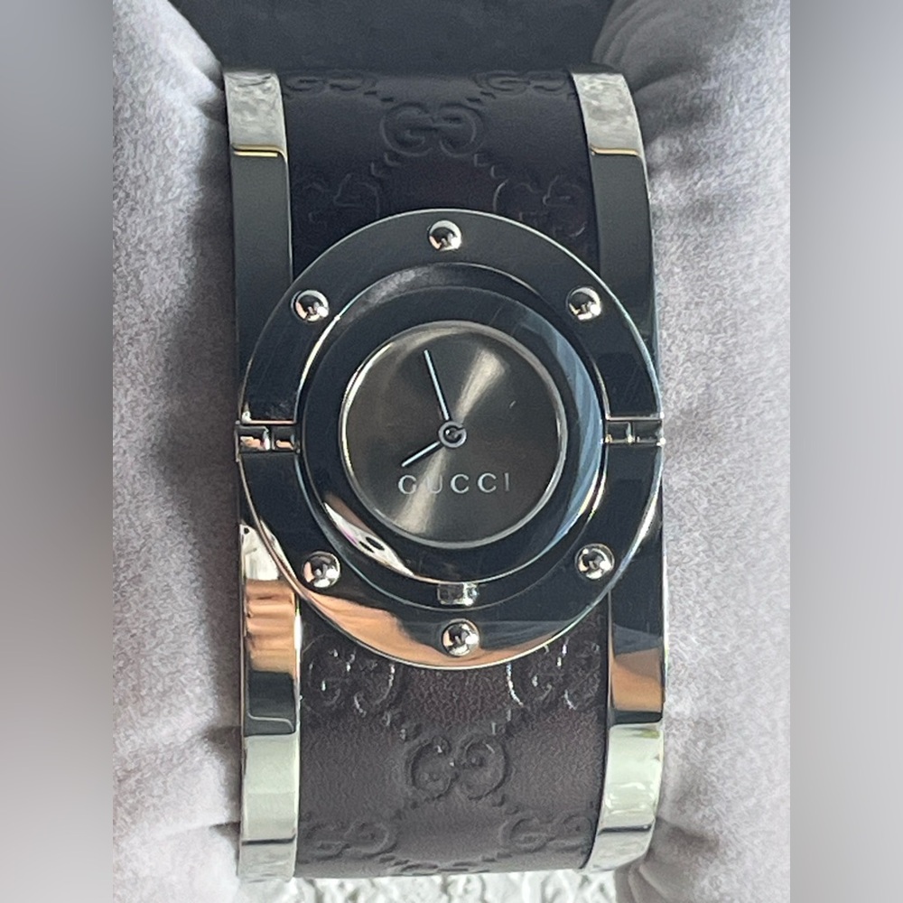 GUCCI 112 YA112433 TWIRL brown WOMEN'S WATCH